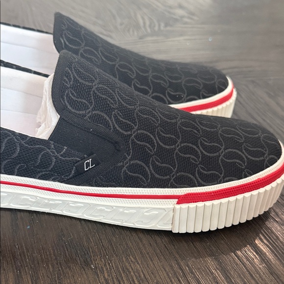 Brand new Christian Louboutin Black and White Boat Shoes - Picture 6 of 8